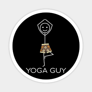 Funny Men Yoga Magnet
